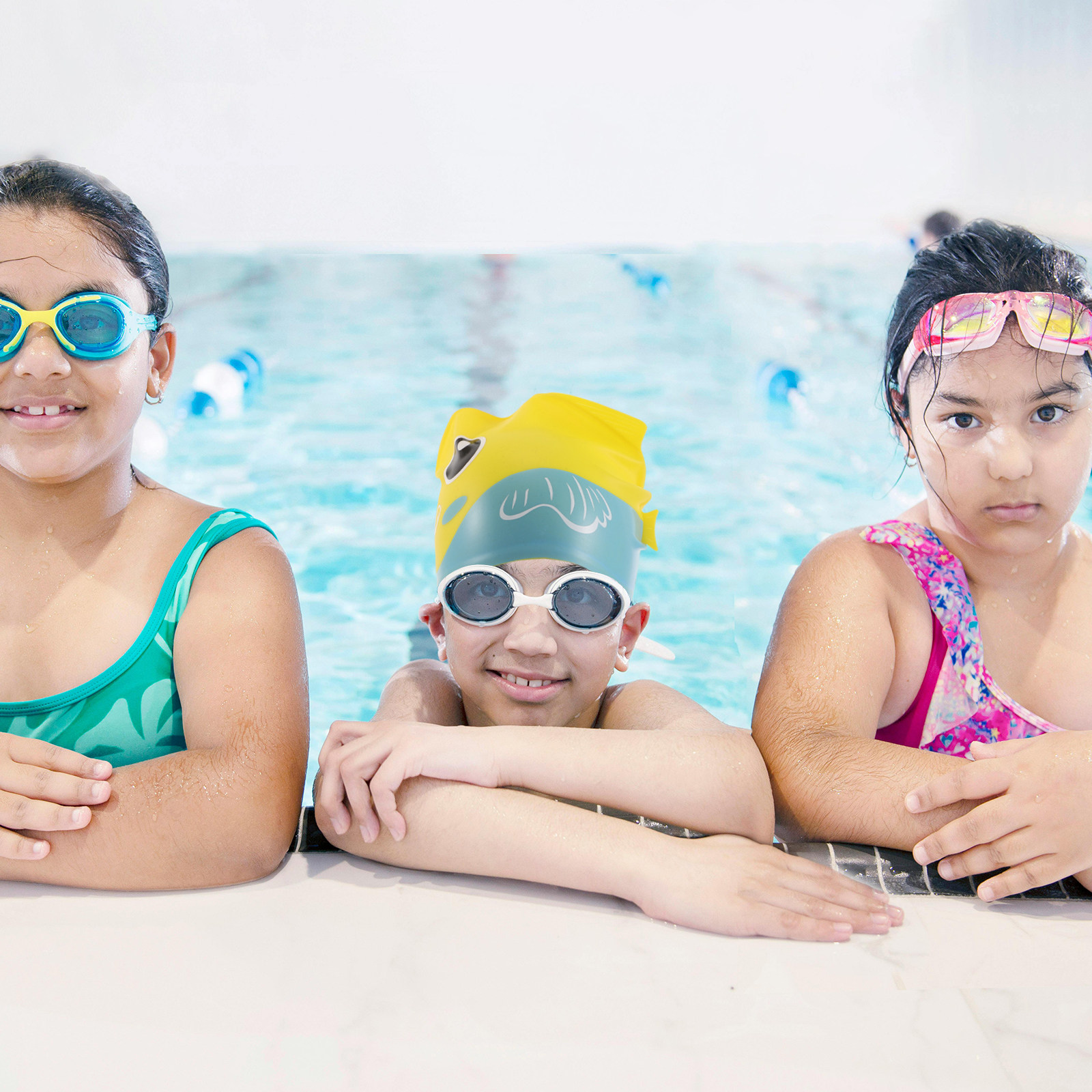 Gorro de natación infantil con - Swim Hat Silicone reseña y precio